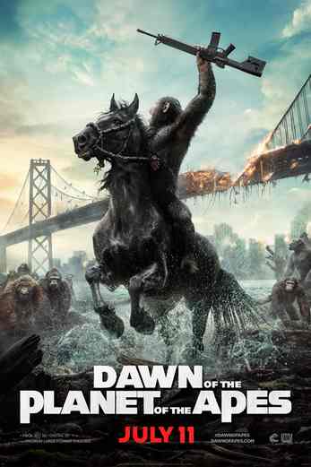 دانلود فیلم Dawn of the Planet of the Apes 2014 دوبله فارسی