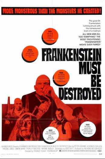 دانلود فیلم Frankenstein Must Be Destroyed 1969 دوبله فارسی